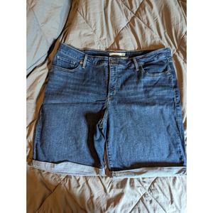 Levi's Denim Bermuda Shorts - Size 24